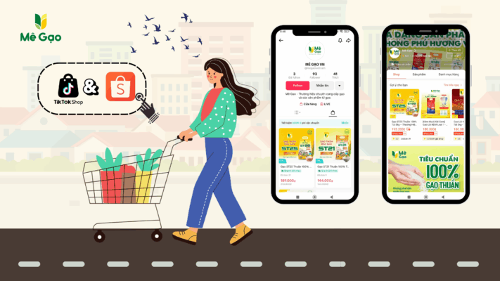 Mua gạo thuần ST25 Mê Gạo trên sàn thương mại điện tử