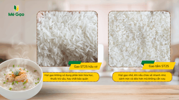 Chọn loại gạo ST25 nào cho bé ăn dặm?