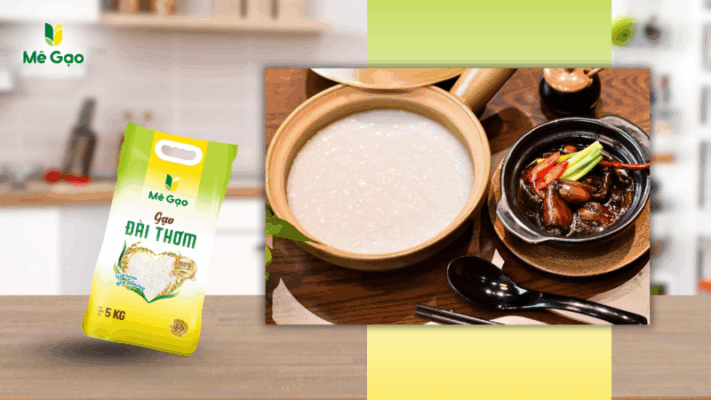 Cháo ếch Singapore từ gạo Đài Thơm