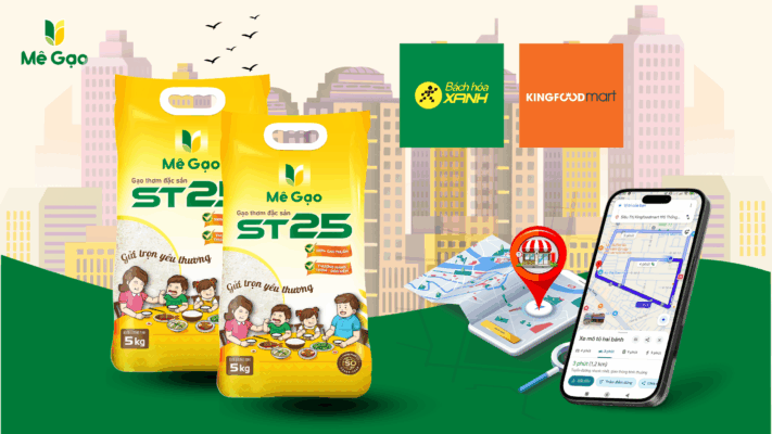 Mua gạo ST25 Tại Hệ Thống Siêu Thị uy tín