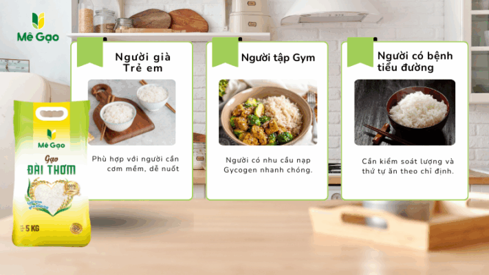 Gạo Đài Thơm phù hợp với ai?