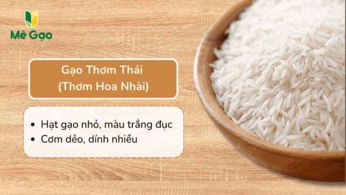 Gạo thơm thái dẻo thế nào