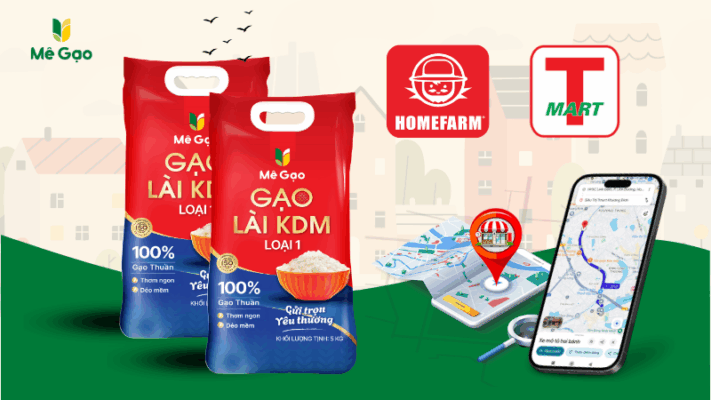 Phân phối gạo Lài KDM tại các cửa hàng ở Hà Nội