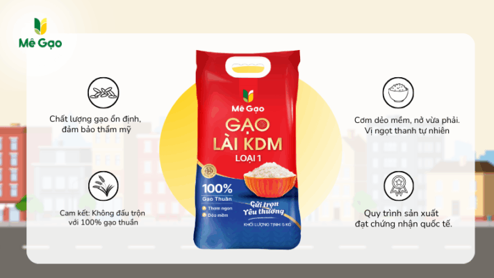 Tại sao nên chọn gạo lài KDM của Mê Gạo