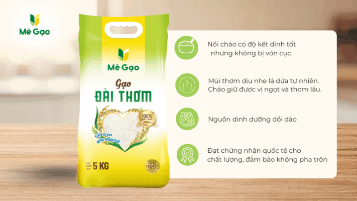 Tại sao nên chọn gạo Đài Thơm nấu cháo