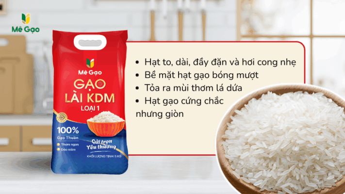 Cách nhận biết gạo Lài KDM mới bằng giác quan