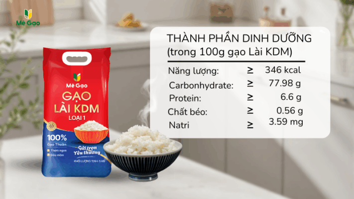 Chỉ số đường huyết của gạo Lài KDM