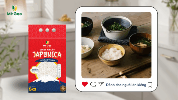 Gạo Japoinca cho người ăn kiêng