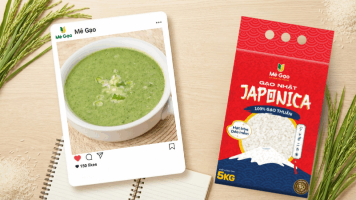 Gạo Nhật Japonica làm cháo dinh dưỡng