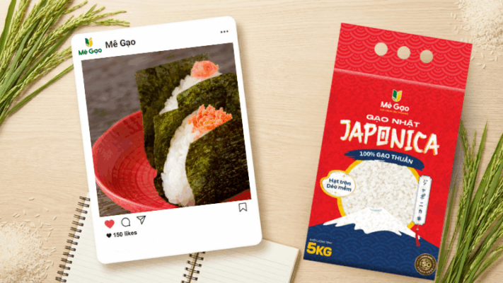 Gạo Nhật Japonica làm cơm nắm Origini