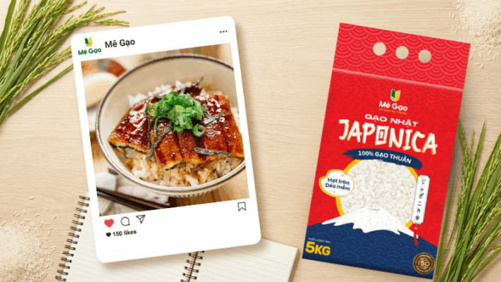 Gạo Nhật Japonica làm cơm trộn Donrubi