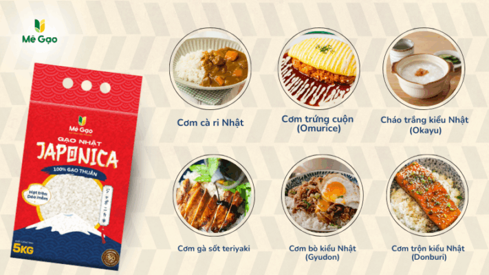 Gợi ý các món ngon chế biến từ cơm gạo Japonica