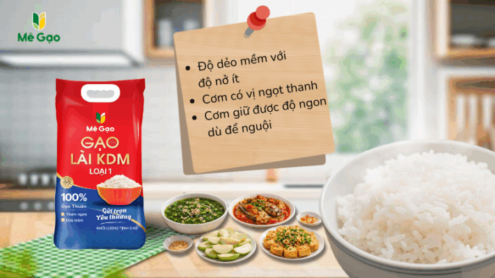 Hương vị cơm lài KDM