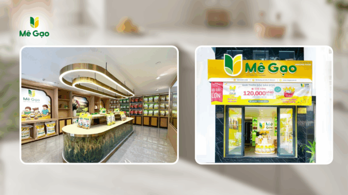 Showroom bán gạo Japonica của Mê Gạo tại TPCHM