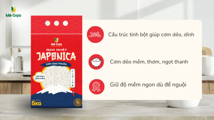 Vì sao gạo Japonica phù hợp làm cơm nắm Origini