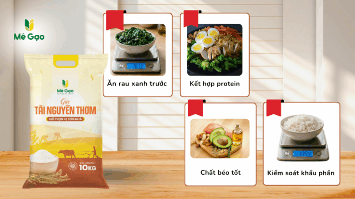 Cách kết hợp thực phẩm với gạo Tài Nguyên