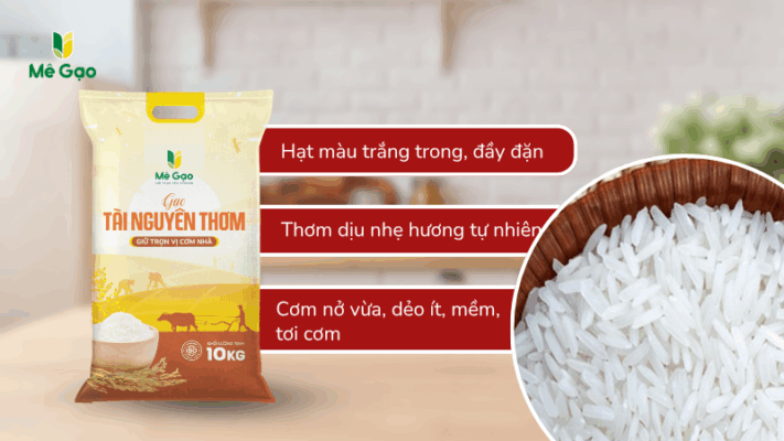 Cách nhận biết đặc điểm gạo Tài Nguyên thuần