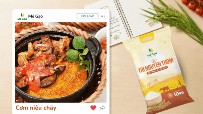 Cơm niêu cháy từ gạo Tài Nguyên