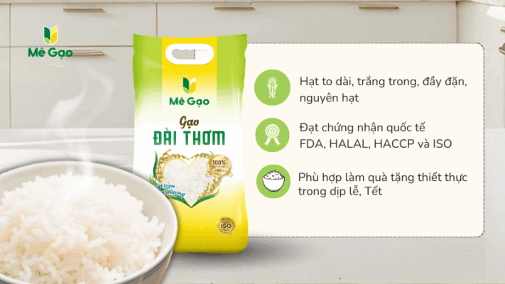 Gạo Đài Thơm làm từ thiện
