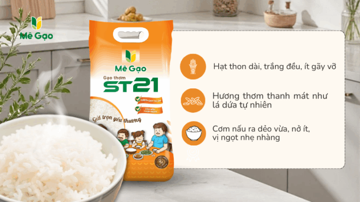 Gạo STT21 cúng dường