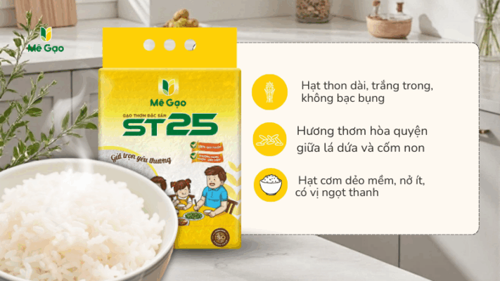 Gạo ST25 cúng dường