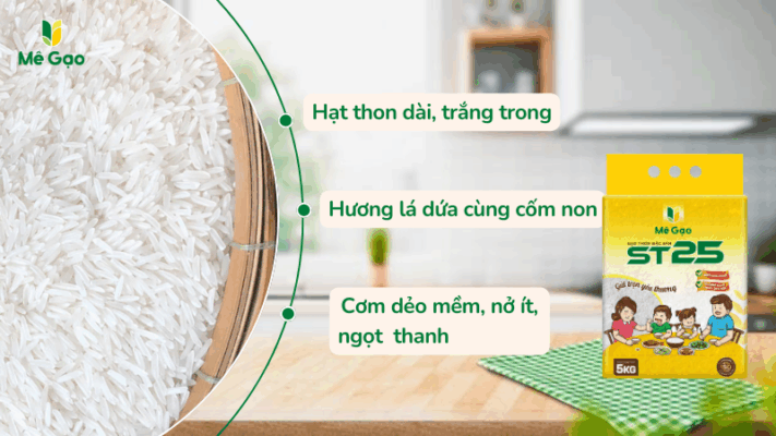 Gạo St25 cứu trợ