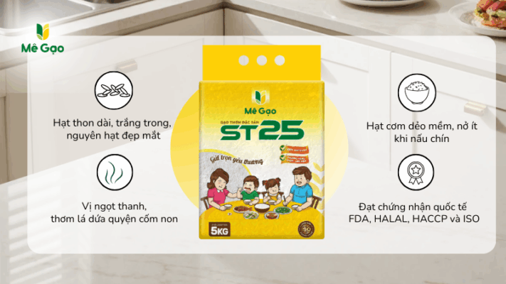 Gạo ST25 từ thiện rằm tháng 7