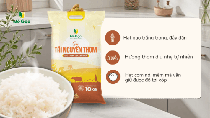 Gạo Tài Nguyên cúng dường
