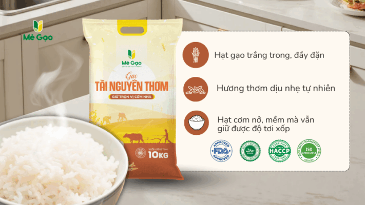 Lí do chọn gạo Tài Nguyên làm từ thiện