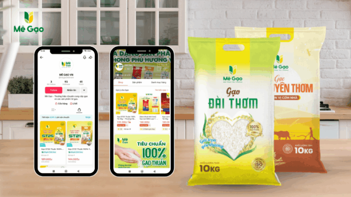 Mua gạo từ thiện trên sàn thương mại điện tử ở Hà Nội
