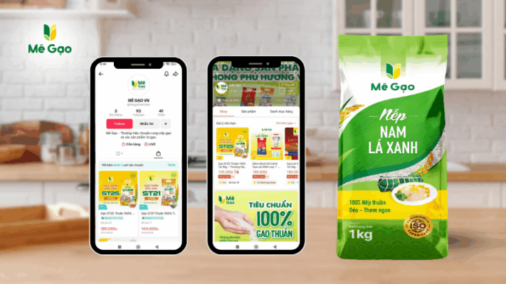 Mua Nếp Nam Lá Xanh của Mê Gạo tại sàn TMDT ở Hà Nội