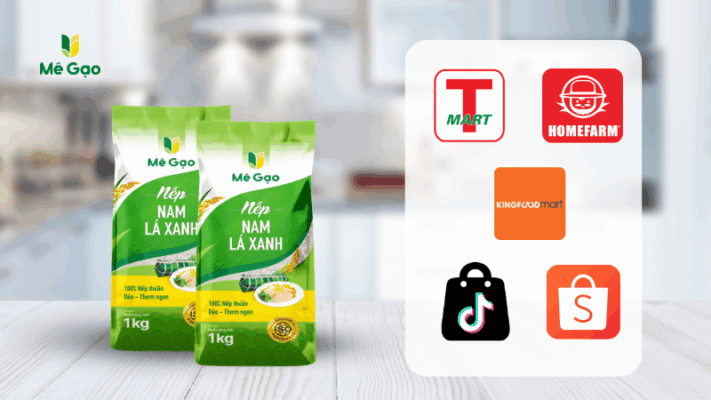 Mua Nếp Nam Lá Xanh của Mê Gạo uy tín