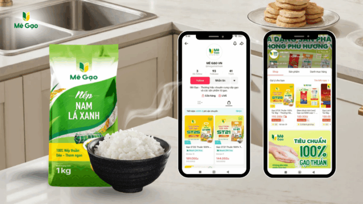 Mua Nếp Nam Lá Xanh trên sàn thương mại điện tử ở TPHCM