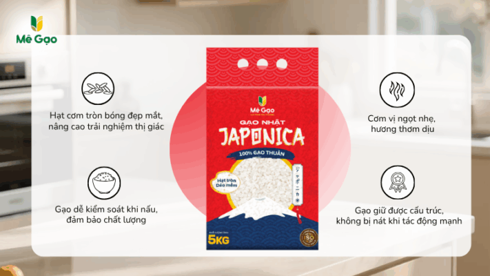 Tại sao nhà hàng Nhật chọn dùng gạo Japonica