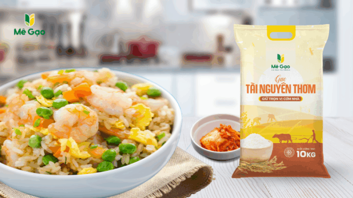 Thành quả cơm chiên từ gạo Tài Nguyên