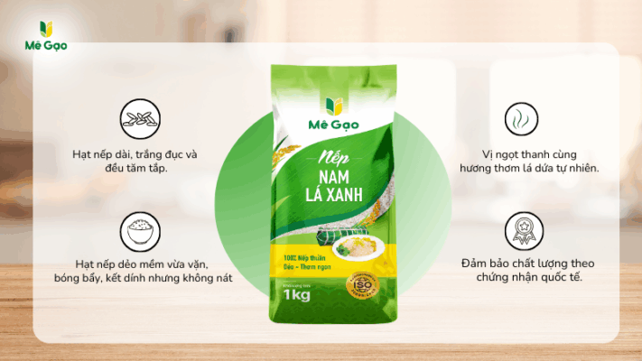 Vì sao Nếp Nam Lá Xanh nấu xôi ngon