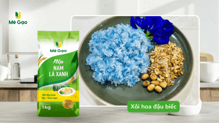 Xôi hoa đậu biếc