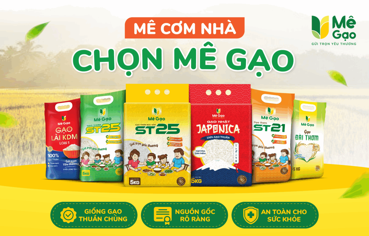 Mê Gạo giúp mỗi gia đình chọn đúng gạo, trọn vị bữa cơm